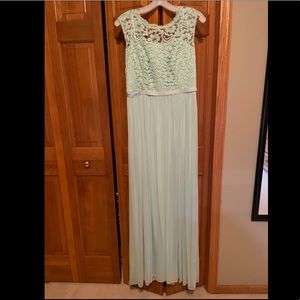 Mint bridesmaid dress